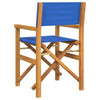 Blaue klappbare Regiestühle Mosnenilor (2 Stück Teak)