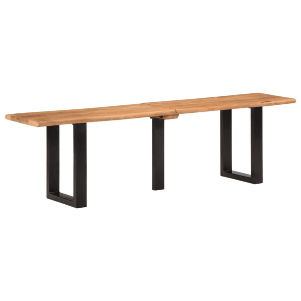 Sitzbank Ronela 160 cm (Akazienholz und Stahl)