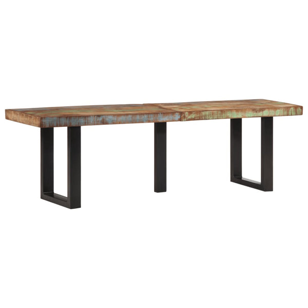Bank Ronela 160 cm (recyceltes Massivholz und Stahl)