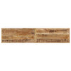 Bank Ronela 160 cm (grobes Mangoholz und Stahl)