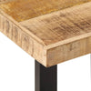 Bank Ronela 160 cm (grobes Mangoholz und Stahl)