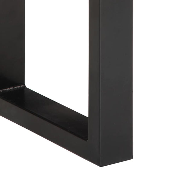 Bank Ronela 160 cm (grobes Mangoholz und Stahl)