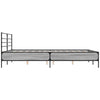 Graues Bettgestell Evghenie 150x200cm (Holz und Metall)