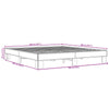 Schwarzes Bettgestell Ladislau 200x200cm (Holz und Metall)