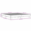 Graues Bettgestell Ladislau 200x200cm (Holz und Metall)