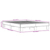 Schwarzes Bettgestell Ladislaus 150x200cm (Holz und Metall)
