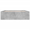 Bettgestell Hegedus 160x200cm betongrau (Holz)