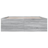 Graues Bettgestell 160x200cm Hegedus (Holz)