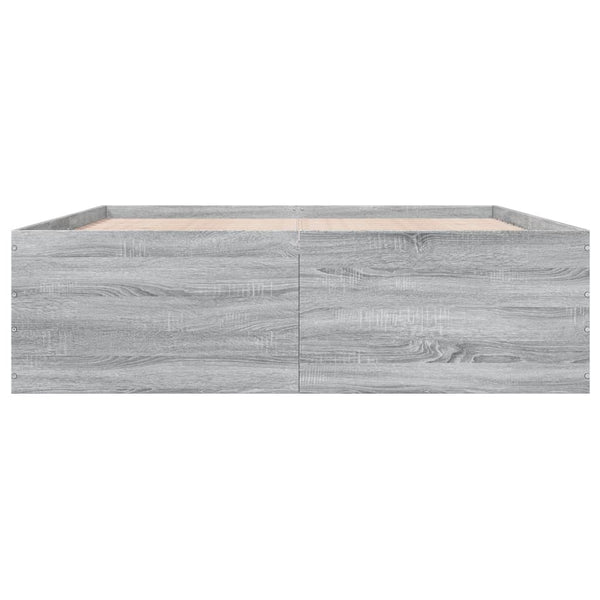 Graues Bettgestell 160x200cm Hegedus (Holz)