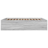Graues Bettgestell 160x200cm Hegedus (Holz)