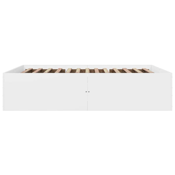 150x200cm weißes Bettgestell Hegedus (Holz)
