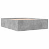 Bettgestell Hegedus 150x200cm, betongrau (Holz)