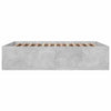 Bettgestell Hegedus 150x200cm, betongrau (Holz)