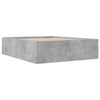 Bettgestell Hegedus 150x200cm, betongrau (Holz)