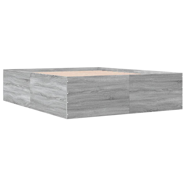 150x200cm graues Bettgestell Hegedus (Holz)