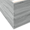150x200cm graues Bettgestell Hegedus (Holz)