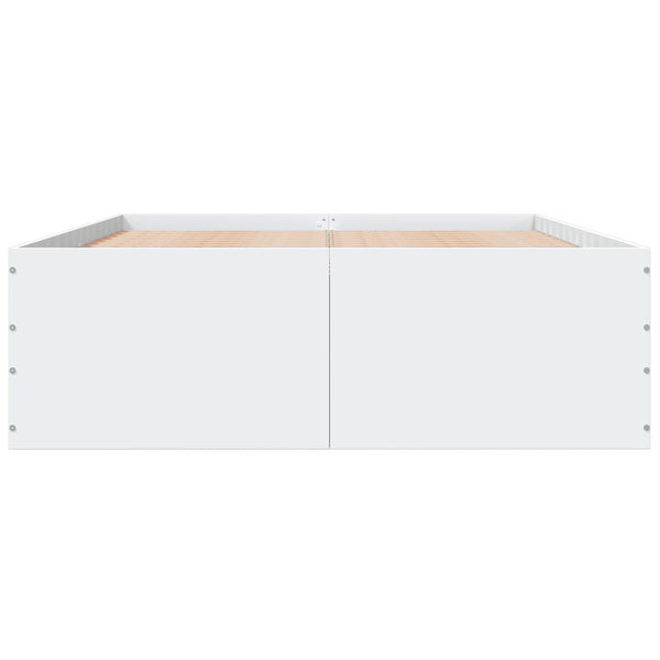 Weißer Bettrahmen Hegedus 140x200cm (Holz)