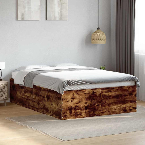 Bettrahmen Hegedus 120x200cm Raucheiche (Holz)