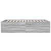 Bettrahmen Hegedus 120x200cm grau (Holz)