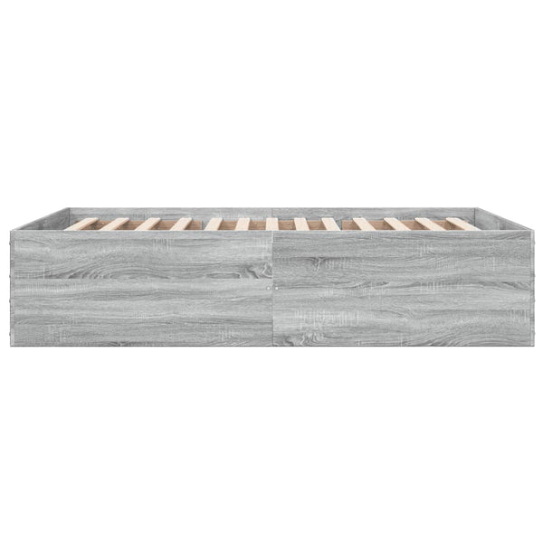 Bettrahmen Hegedus 120x200cm grau (Holz)