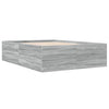 Graues Bettgestell Hegedus 140x190cm (Holz)