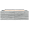 Graues Bettgestell Hegedus 140x190cm (Holz)
