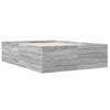Graues Bettgestell Hegedus 140x190cm (Holz)