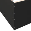 Schwarzes Holz-Bettgestell Hegedus 135x190cm