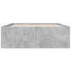 Bettrahmen Hegedus 120x190cm, Betongrau (Holz)