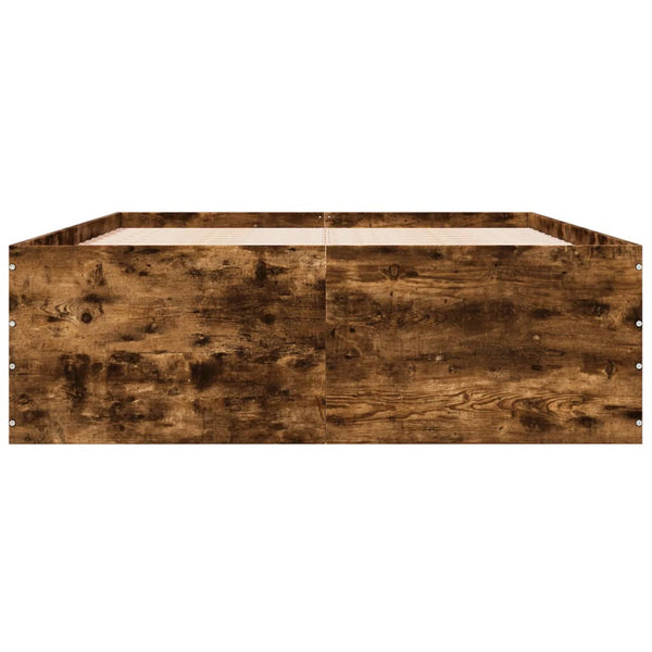 Bettgestell Rauch-Eiche Hegedus 120x190cm (Holz)