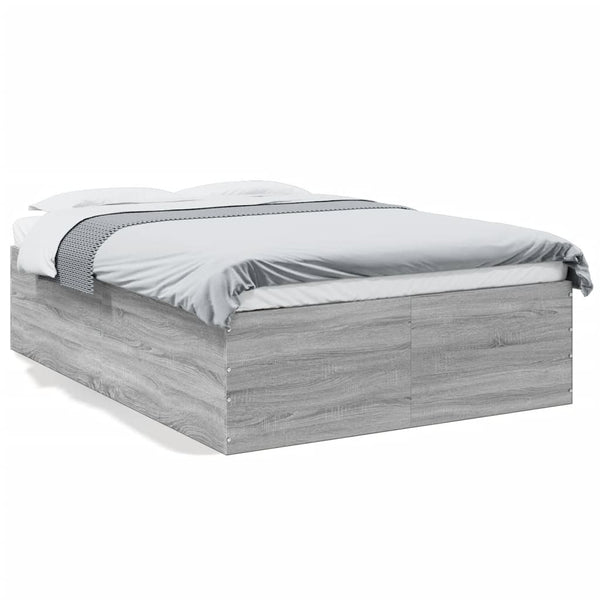 Graues Bettgestell Hegedus 120x190cm (Holz)