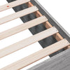 Graues Bettgestell Hegedus 120x190cm (Holz)