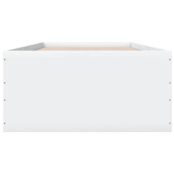 Bettgestell Hegedus 100x200cm, weiß (Holz)