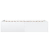 Bettgestell Hegedus 100x200cm, weiß (Holz)