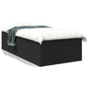 Bettgestell Hegedus 100x200cm schwarz (Holz)