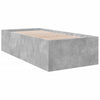 100x200cm Bettgestell Hegedus (Holz, betongrau)