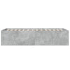 100x200cm Bettgestell Hegedus (Holz, betongrau)