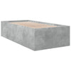 100x200cm Bettgestell Hegedus (Holz, betongrau)