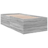 Bettrahmen Hegedus 100x200cm, Grau (Holz)