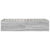 Bettrahmen Hegedus 100x200cm, Grau (Holz)
