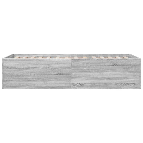 Bettrahmen Hegedus 100x200cm, Grau (Holz)