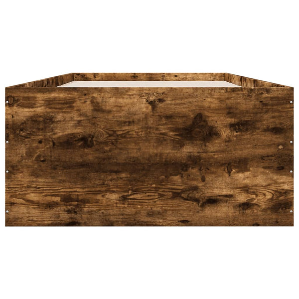 Bettrahmen Hegedus 90x190cm in Rauchereiche (Holz)