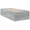 Graues Bettgestell 90x190cm Hegedus (Holz)