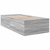 Graues Bettgestell 90x190cm Hegedus (Holz)