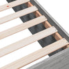 Graues Bettgestell 90x190cm Hegedus (Holz)