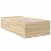 Bettrahmen Hegedus 75x190cm Sonoma-Eiche (Holz)