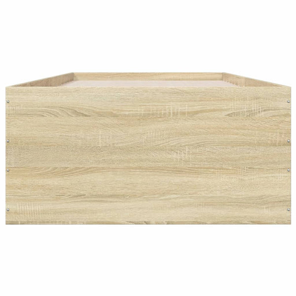 Bettrahmen Hegedus 75x190cm Sonoma-Eiche (Holz)
