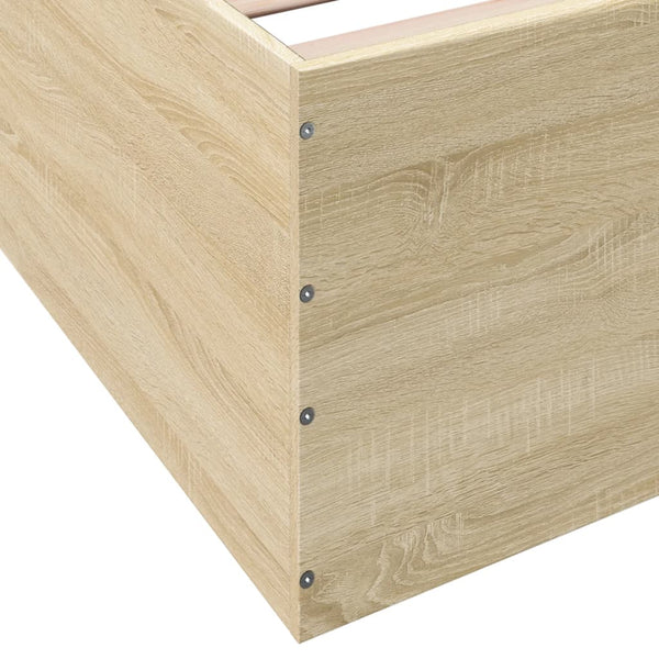 Bettrahmen Hegedus 75x190cm Sonoma-Eiche (Holz)