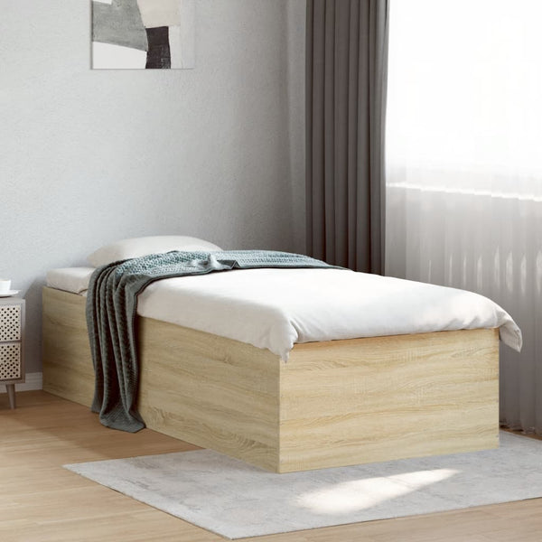 Bettrahmen Hegedus 75x190cm Sonoma-Eiche (Holz)