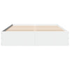 Hegedus weißes Bettgestell 150x200cm (Holz)